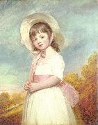 George Romney Portrait of Miss Willoughby painting